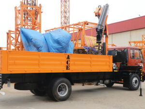 garland bucket truck towing